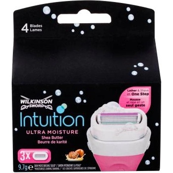 Wilkinson Sword Intuition Ultra Moisture сменяеми ножчета с хидратиращ ефект 3 бр за жени