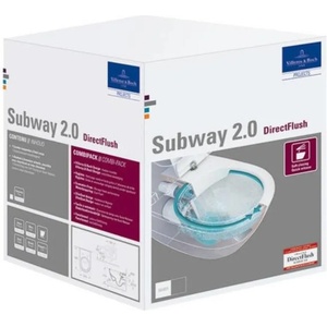 Villeroy & Boch Subway 2.0 Combi-Pack Rimless 5614R2R1
