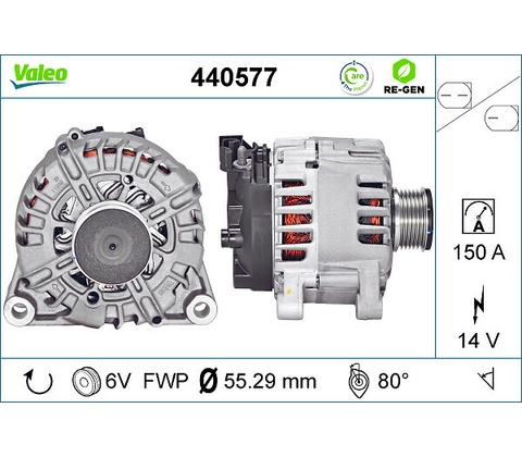Alternátor VALEO 440577
