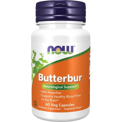 NOW NOW Butterbur, 60 Veg Capsules