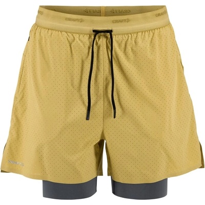 Craft Hypervent 2-in-1 Shorts šortky pánské Žlutá