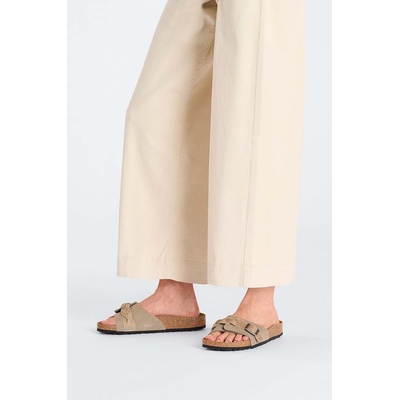Birkenstock Велурени чехли Birkenstock Oita (1026730.Taupe)