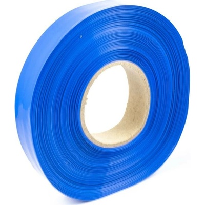 Modrá smršťovací PVC fólie 2:1 šíře 20mm, průměr 12mm