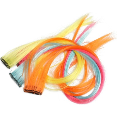 Příčesek do vlasů 50cm asst 6 barev v sáčku – Zboží Dáma