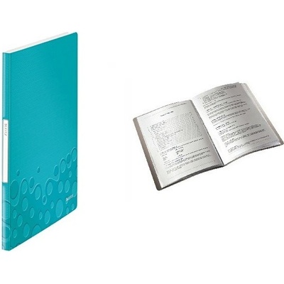 Leitz Папка с 20 джоба Leitz Wow BeBop Тюркоаз (1303317-19-46310051)