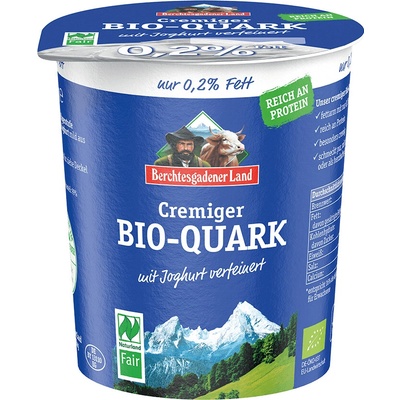 Berchtesgadener Land Krémový tvaroh bio 0,2% 350 g – Zbozi.Blesk.cz