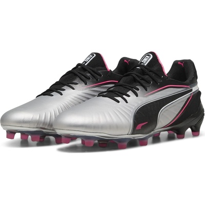 PUMA Юношески футболни бутонки Puma King Ultimate Firm Ground Football Boots Juniors - Puma Silver