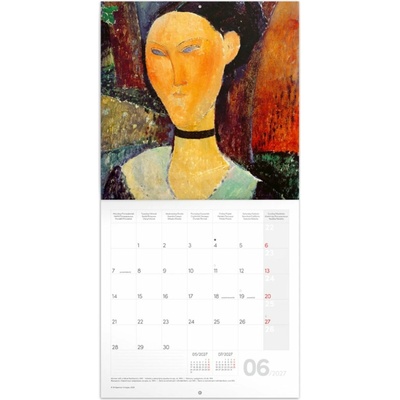 Amedeo Modigliani nástěnný 2027