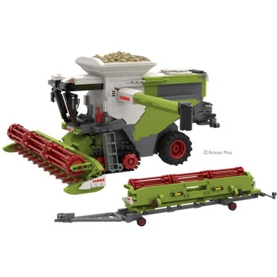 BRIXIES Plus 222.734 CLAAS LEXION 8900 TERRA TRAC - комбайн с ремарке, 1498 к