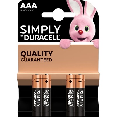 Maxell Алкална батерия DURACELL Simply LR03 /4 бр. в блистер/ 1.5V (DUR-BA-LR03-SIMPLY)