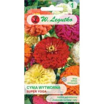 W. Legutko Супер Йога елегантен микс от цинии с големи цветове