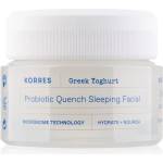 KORRES Greek Yoghurt Probiotic Quench Sleeping Facial подхранващ нощен крем с пробиотик 40ml