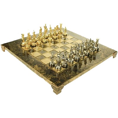 Manopoulos Луксозен шах Manopoulos - Махагон, с кафяви кантове (S100BRO)