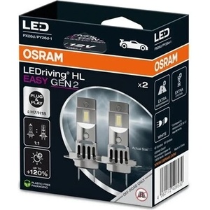 OSRAM HL EASY Gen 2 - H7/H18 - 64210DWESY2 - 6500K - 16W - 12V (6932) - комплект 2бр (64210DWESY2)