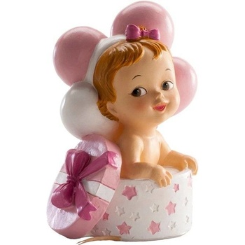 Dekora Figurka na dort miminko holčička 10,5cm v krabičce