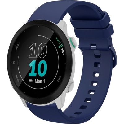 VSECHNONAMOBIL 113470 SILICONE Vyměnitelný řemínek pro Garmin Forerunner 55mm tmavě modrý od 348 Kč