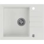 Quadron Вградена мивка Quadron Pop Peter 116, бяла, композитна, 62x50 см (HCQP6250BIK) Мивка за вграждане