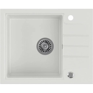 Quadron Вградена мивка Quadron Pop Peter 116, бяла, композитна, 62x50 см (HCQP6250BIK) Мивка за вграждане