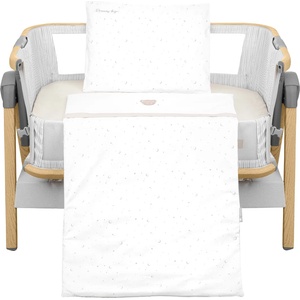 KikkaBoo Бебешки спален комплект за мини-кошара 5ч Dream Big Beige (41101050061) - presi