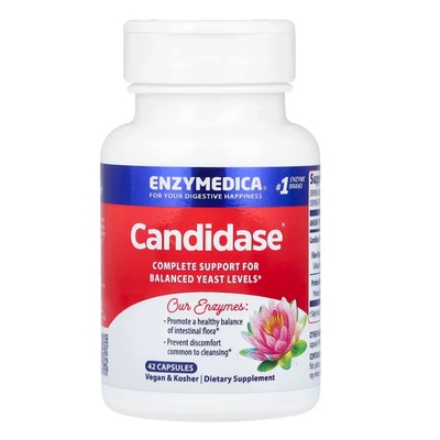 Enzymedica Candidase, подкрепа на пикочните пътища, 42 капсули