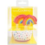 Scrapcooking Кошнички и украса за мъфини - дъга 24 бр