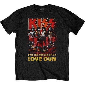 Kiss Риза Love Gun Glow Unisex Black 2XL (KISSTS10MB05)