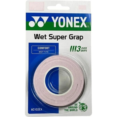 Yonex Super Grap 3ks mist pink