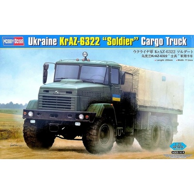 Hobby Boss Ukraine KrAZ-6322 Soldier Cargo Truck 1:35