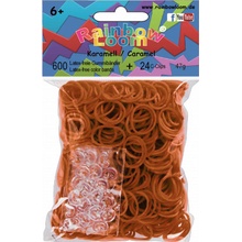 RAINBOW LOOM Original gumičky 600 kusov karamelové