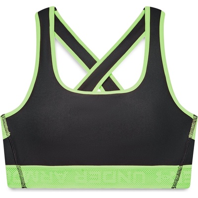 Under armour Under Cross Back Mid Sports Bra Womens - Jet Grey