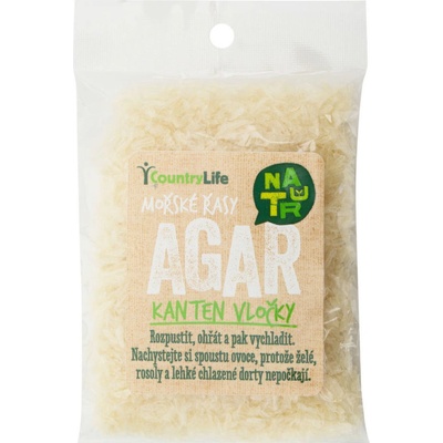 Country Life Morské riasy Agar kanten vločky 30 g