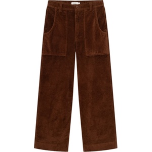 DEDICATED Дамски ежедневен панталон DEDICATED Women's Workwear Pants Vara Corduroy Casual trousers - Cappuccino Brown (107-3180-0613)