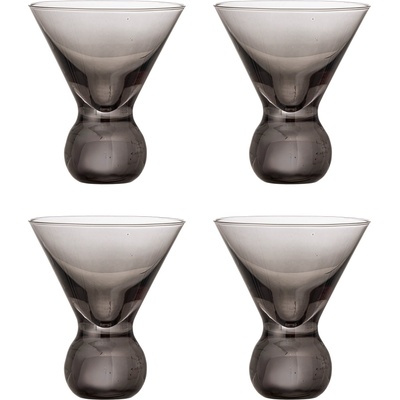 Bloomingville Corliss чаши за коктейли, 165 мл, сиви, 4 бр (82072450)