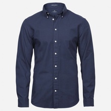 Tee Jays košeľa slim fit Oxford tmavomodrá