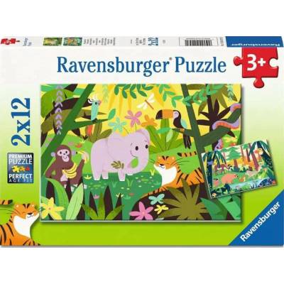 RAVENSBURGER Putování za dobrodružstvím 2x12 dílků