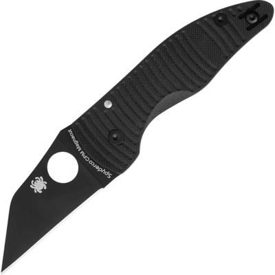 Spyderco MicroJimbo Salt Black G-10 CPM MagnaCut Black Blade
