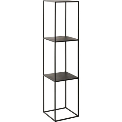 Nordic Design Černý kovový regál Moreno 140 cm