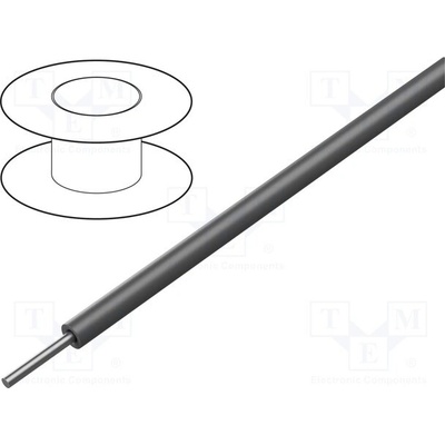 Alpha Wire 1561/24 SL005 HookUp Wire 24AWG drát Cu tmavě šedá 1kV 30,5 m