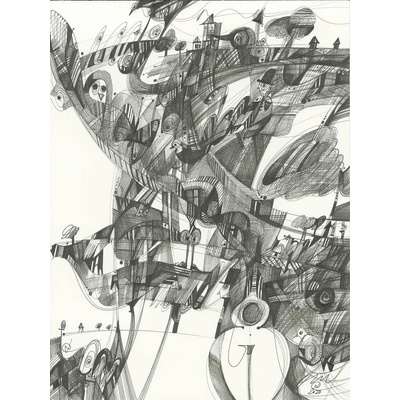 Luka Brase – Bass Sound, 2023, 30x20cm