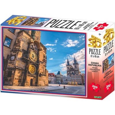 PRIME 3D Staroměstské náměstí Praha 3D 300 dielov