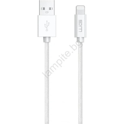 WINNER GROUP-WG - USB кабел MFI Lightning / USB-A 2m бял (WN0032)