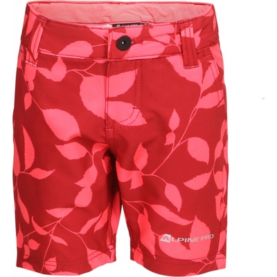 Alpine Pro MORCO dětské Softshellové šortky růžová