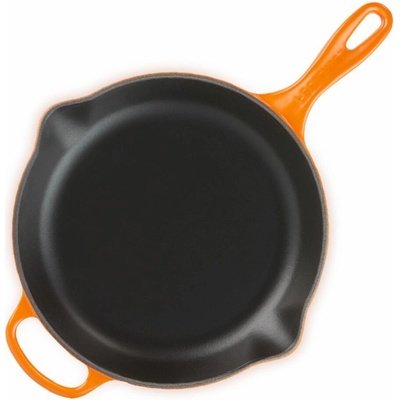 Le Creuset panvica okrúhla na vyprážanie servírovanie Oranžová 23 cm