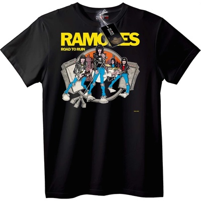 NOONEBRAND Тениска Ramones Пътят към Разрухата - 2XL, Black
