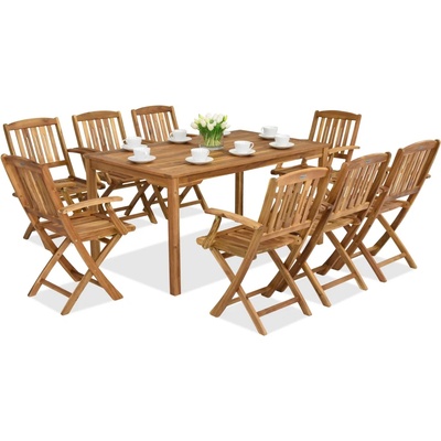 Garden Point Дървени мебели Danang/Delhi 8 Garden Point (GAP414S_8xGAP147)