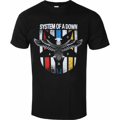 ROCK OFF мъжки тениски System Of A Down - орел Цветове - ROCK OFF - SOADTS02MB
