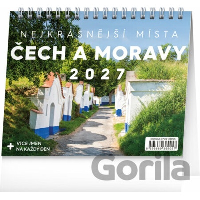 Nejkrásnější místa Čech a Moravy stolní autor neuvedený 2027