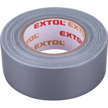 Extol самозалепваща лента от текстил, сива, 50mmx50m (хоби лента / дюкер лента)