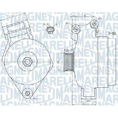 Generátor MAGNETI MARELLI 063731925010
