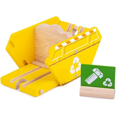 Bigjigs Rail Kontajner na recyklovanie